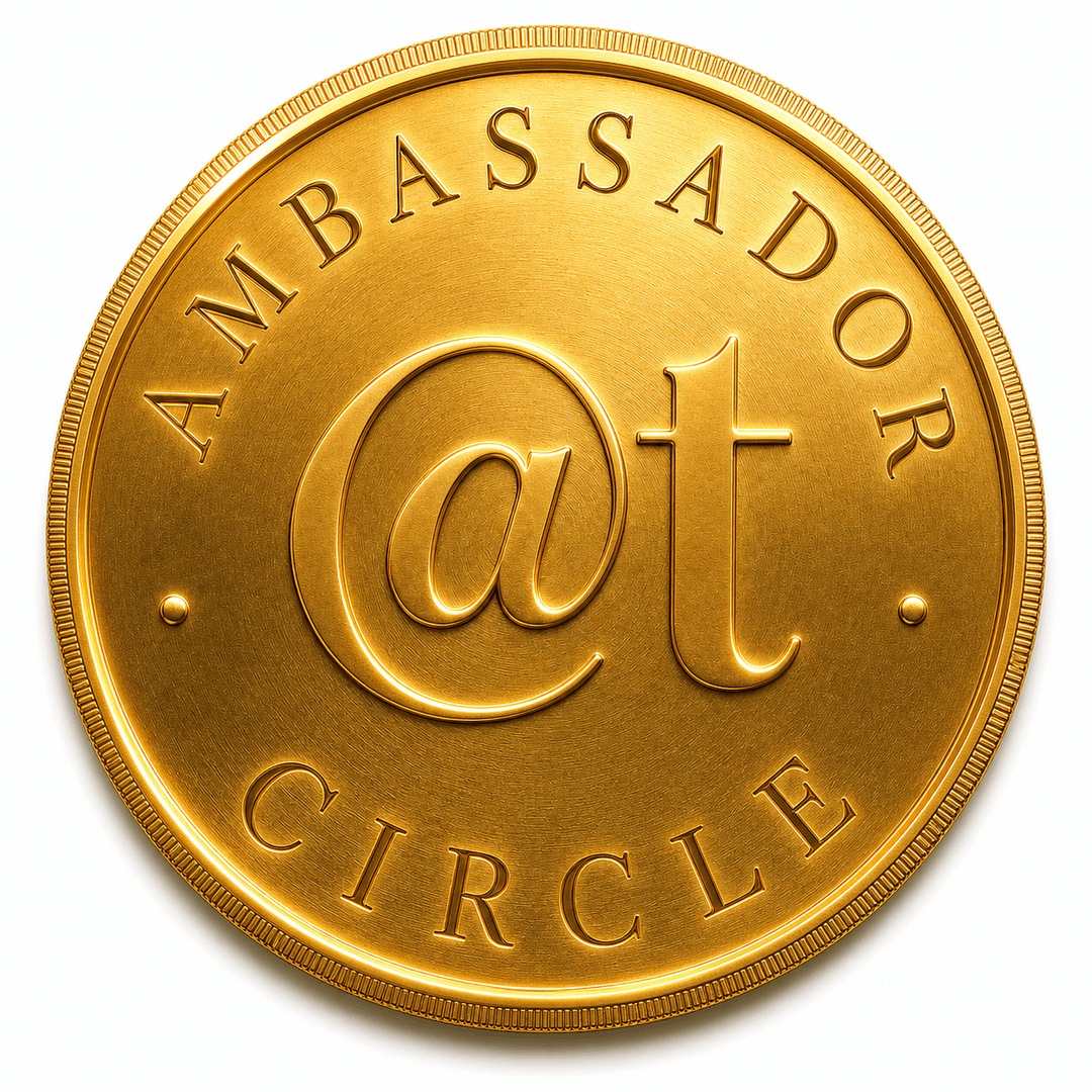 Aligned Trust Ambassador Circle medallion.